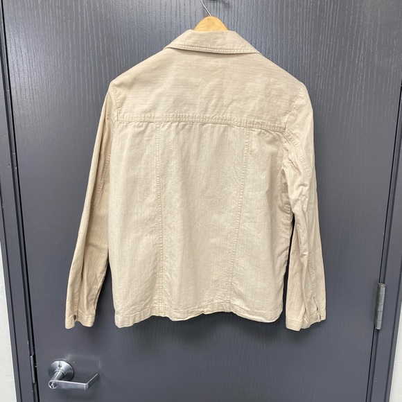 VTG Woolrich Women’s Large Cream Trucker Jacket - Picture 3 of 4